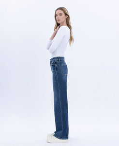 Clare 90'S Super High Rise Wide Leg Jeans
