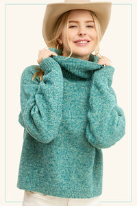 Parker Loose Fit Turtleneck Sweater