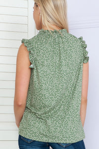 Sweet Lovely Top in Sage