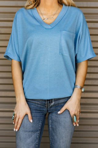 In My Everyday Waffle Knit Top