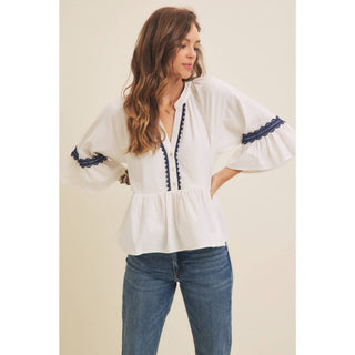 Margaret Babydoll Top
