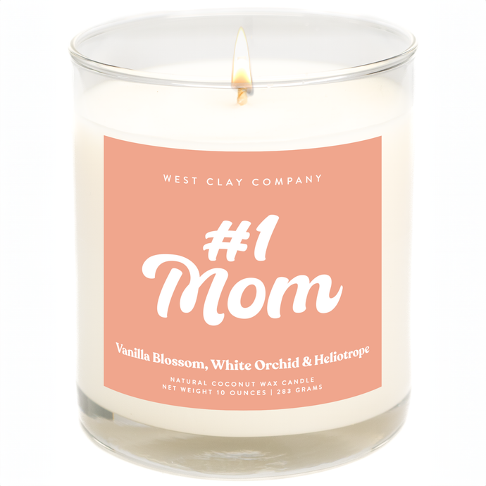 #1 Mom Candle
