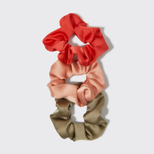 Holiday Ornament Satin Scrunchies