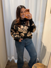 Evening Meadow Knit Sweater in Black