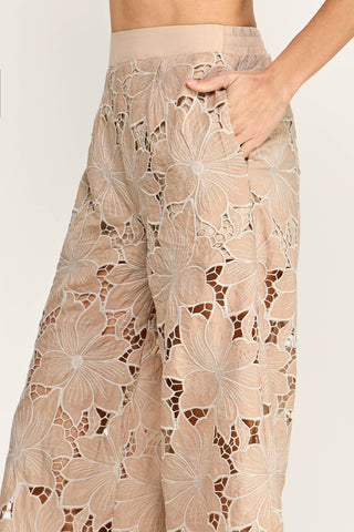 Audrey Floral Lace Pants