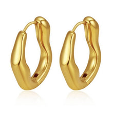 Huggie Hoop Earrings in 18K Gold Plate