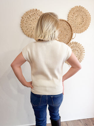 Anna Mock Neck Pullover Sweater