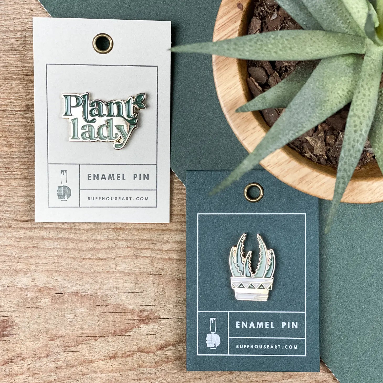 Plant Pins! Girl You Are Amazing - Crazy Plant Lady Enamel Badge Pin 