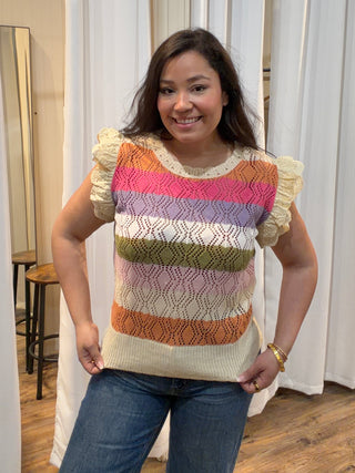 Sweet as Spring Knit Top