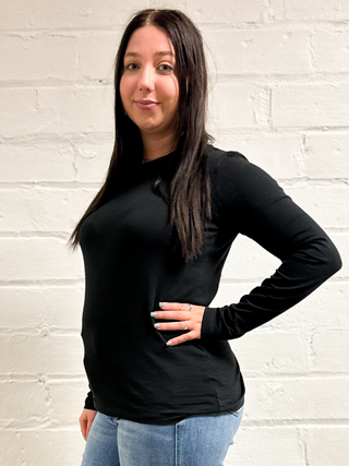 The Cotton Tee in Black