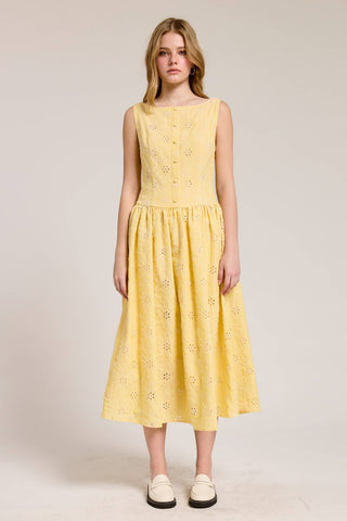 Sadie Eyelet Midi Dress