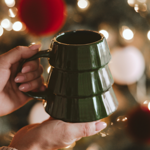 Tree Coffee Mug in Green