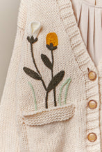 Autumn Harvest Embroidered Knit Cardigan