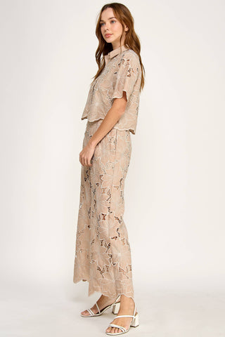 Audrey Floral Lace Blouse