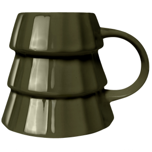 Tree Coffee Mug in Green