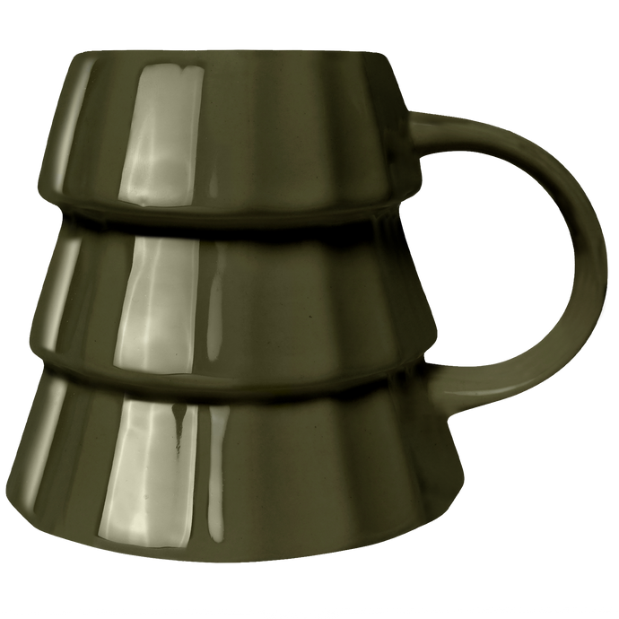 Tree Coffee Mug in Green