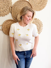 The April Floral Embroidered Sweater