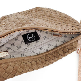 Suede Westlyn Bum Bag in Taupe