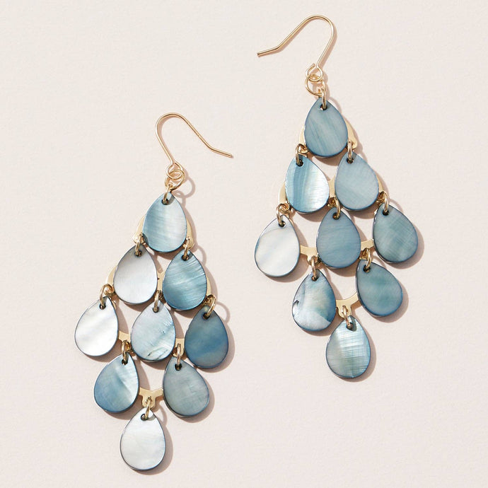 Tear Drop Mother of Pearl Earrings
