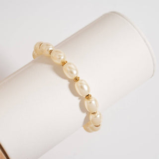 Talia 18K Pearl Stretch Bracelet