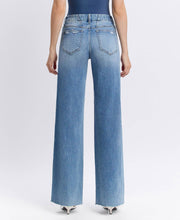 Olivia Mid Rise Wide Leg Jeans