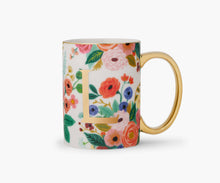 Garden Party Porcelain Monogram Mug