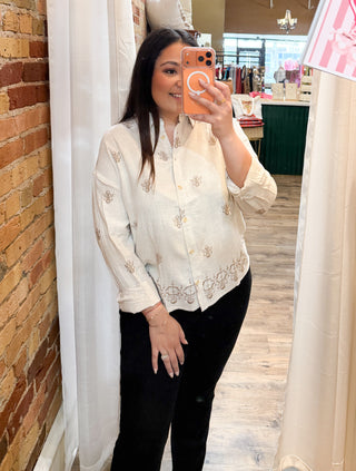 Embroidered Essence Top
