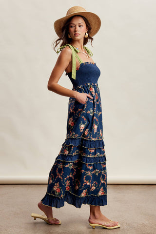Faye Floral Maxi Dress