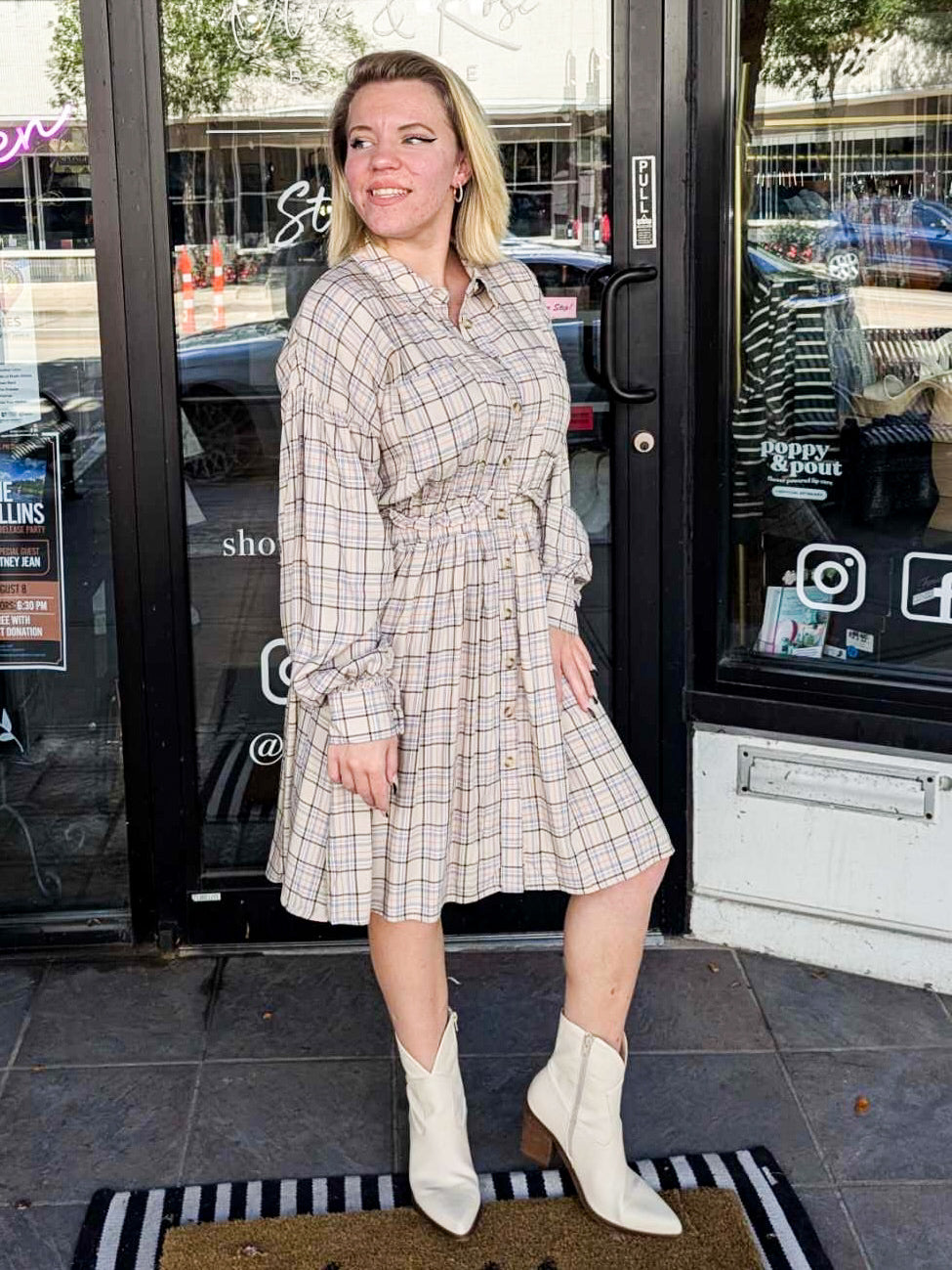 The Harmony Beige Western Bootie