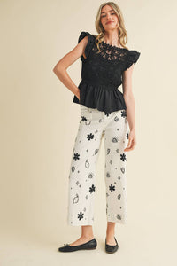 Gwen Crochet Lace Top