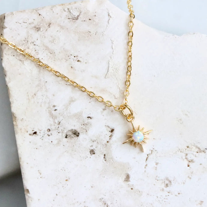 Opal North Star Necklace by Mesa Blue