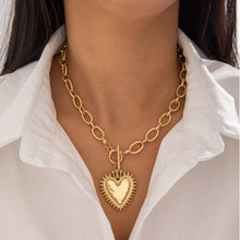 Skye Heart Toggle Necklace