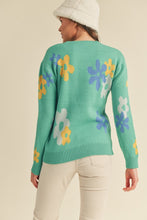 Jess Floral Knit Sweater