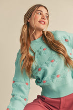 Sherpa Floral Sweater