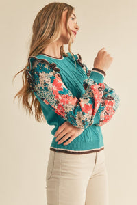 Blooming Knit Sweater