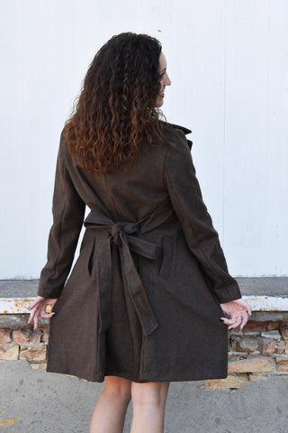 Aster Coat in Brown