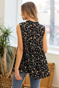 Lynda Floral Babydoll Blouse