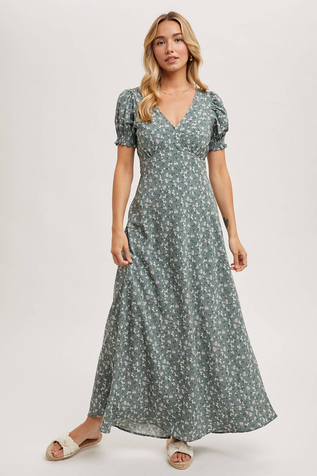 Boho Floral Maxi Dress