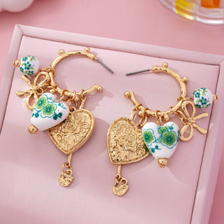 Harper Charm Hoop Earrings