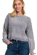 Maggie Chenille Crop Sweater