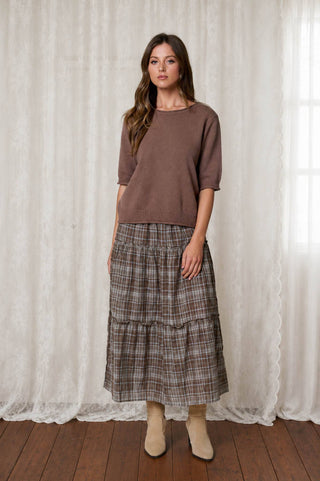 Elena Sweater Knit Top