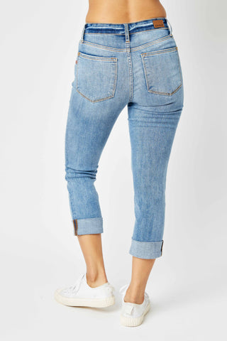 James Cuffed Skinny Capri