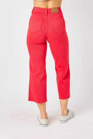 Camille Tummy Control Crop Denim