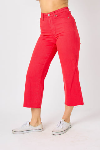 Camille Tummy Control Crop Denim