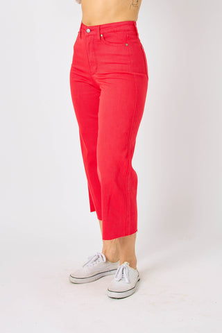 Camille Tummy Control Crop Denim