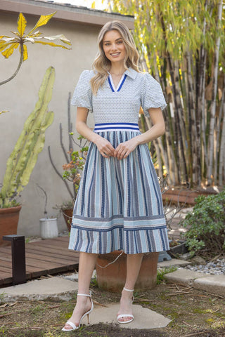 Charlotte Collared Midi Dress