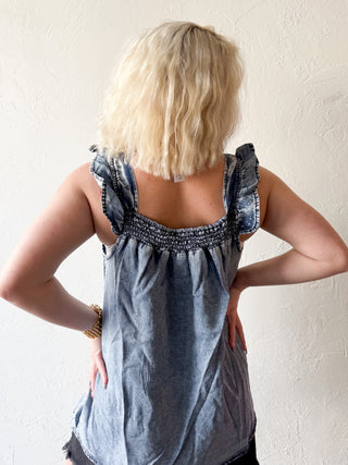 Millie Denim Top