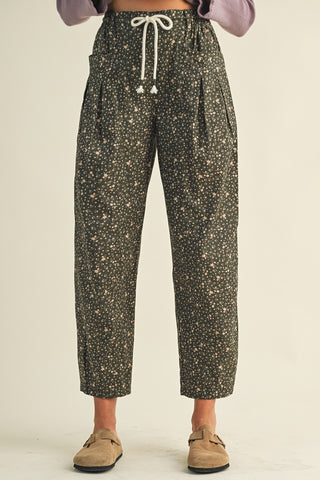 Thea Floral Barrel Pants