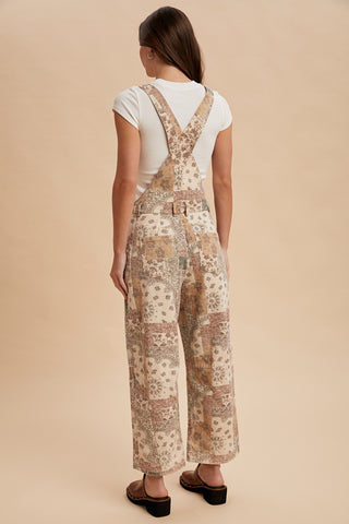 Rhea Vintage Boho Denim Overalls