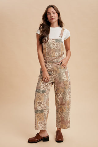 Rhea Vintage Boho Denim Overalls